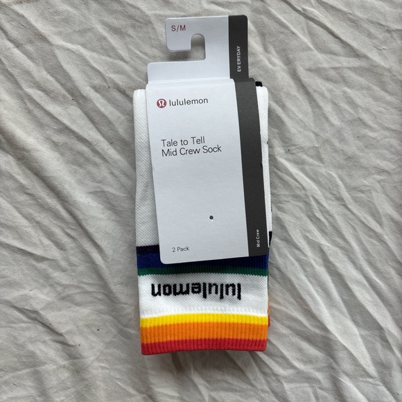 lululemon athletica Accessories - lululemon athletica Rainbow Mid Crew Socks